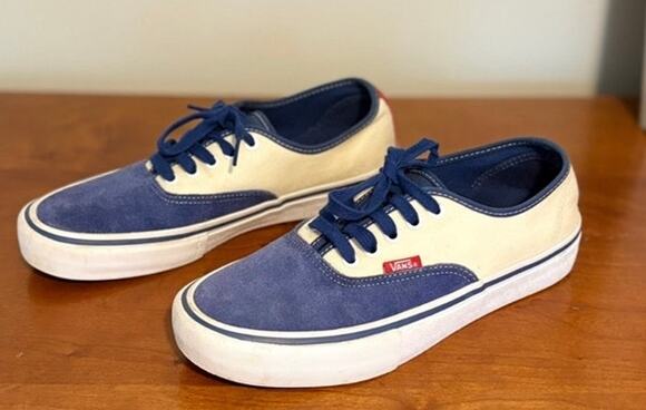 Vans Other - Vans Authentic Pro STV Navy Classic White Skate Inspired Sneakers Size Men's 8